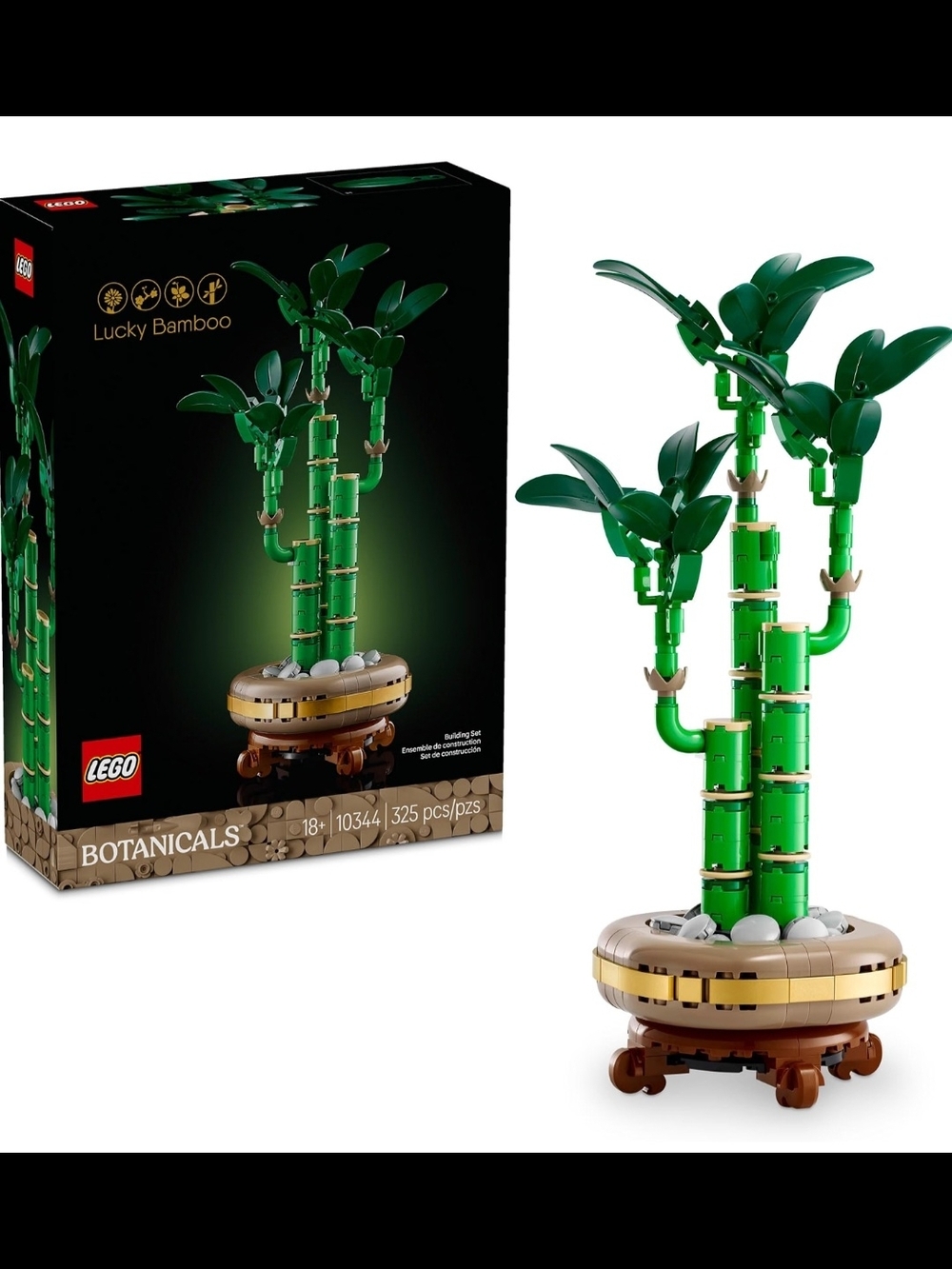 LEGO Botanicals Lucky Bamboo Decorative Set - Green
